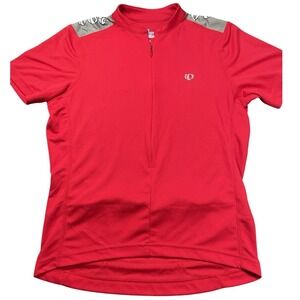 Pearl Izumi Jersey Men Medium Red Select Series‎ Short Sleeve Cycling Shirt Top
